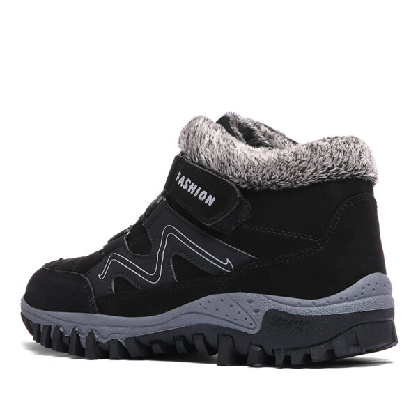 Wholesale Winter Pro-Mountain Outdoor Hiking Shoes For Men Women Add Fluff Hiking Boots Walking Warm Training Trekking Footwear